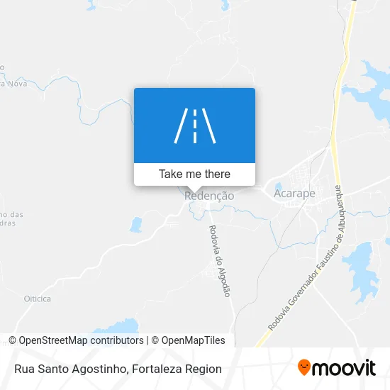 Rua Santo Agostinho map