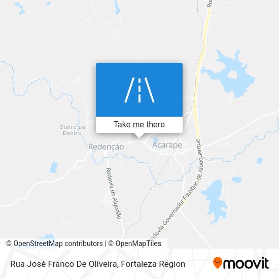 Rua José Franco De Oliveira map