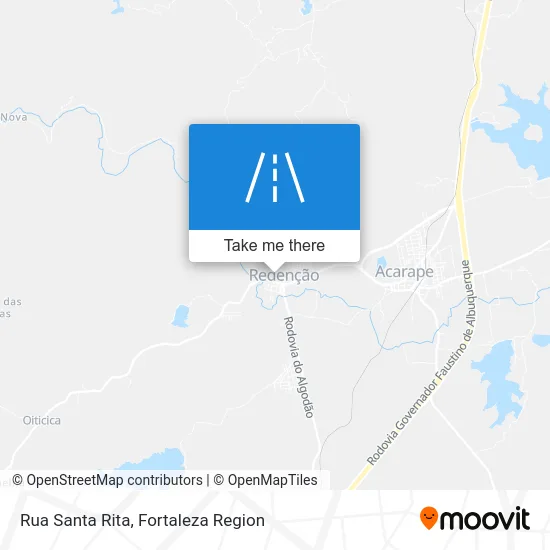 Rua Santa Rita map