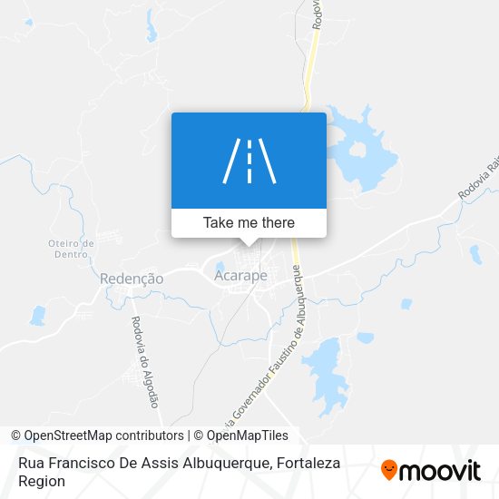 Rua Francisco De Assis Albuquerque map