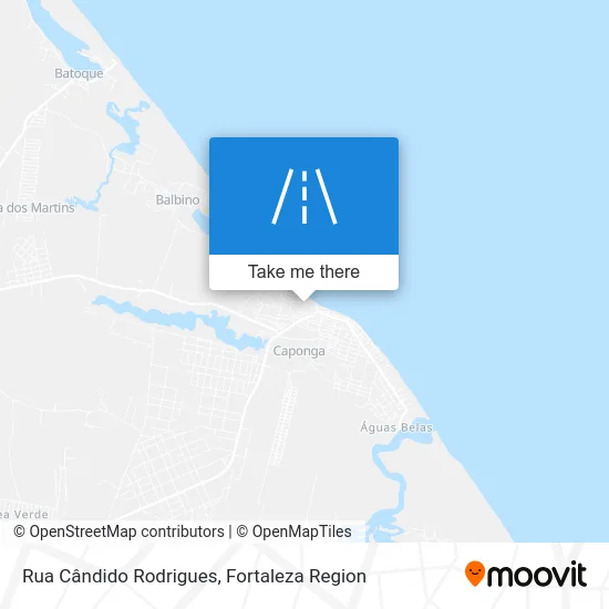 Rua Cândido Rodrigues map