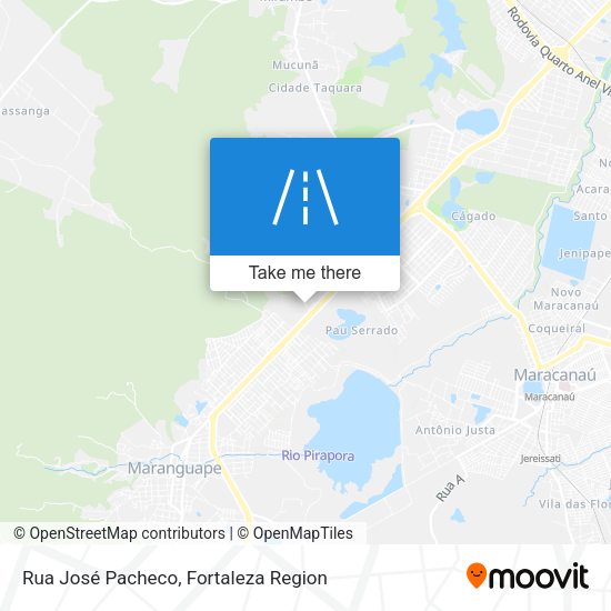 Rua José Pacheco map