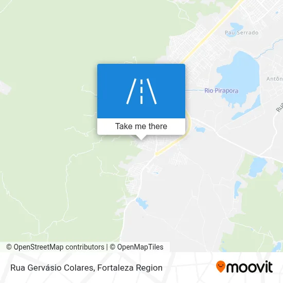 Rua Gervásio Colares map