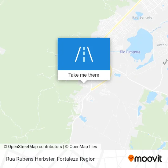 Rua Rubens Herbster map