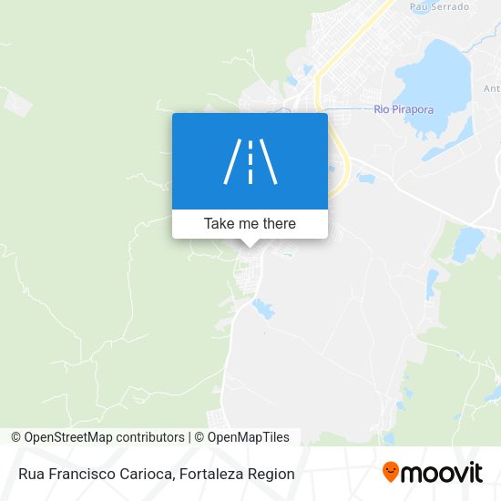 Rua Francisco Carioca map