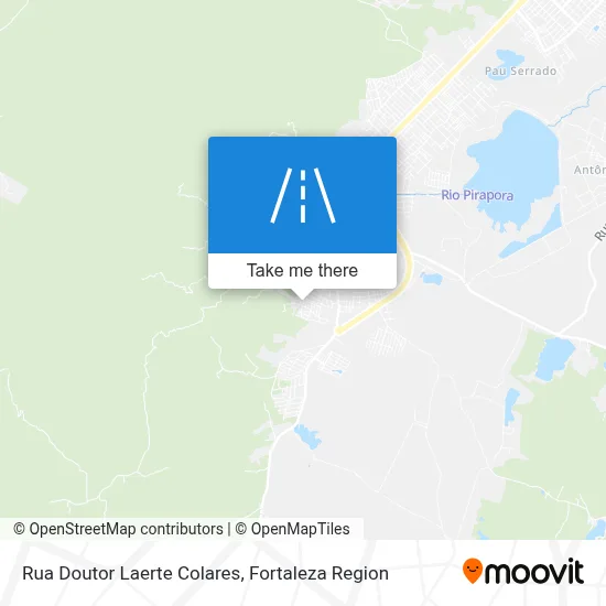 Rua Doutor Laerte Colares map