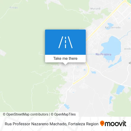 Rua Professor Nazareno Machado map