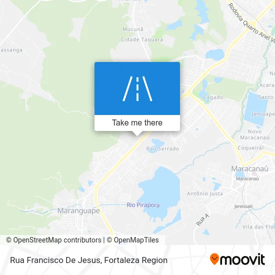 Rua Francisco De Jesus map