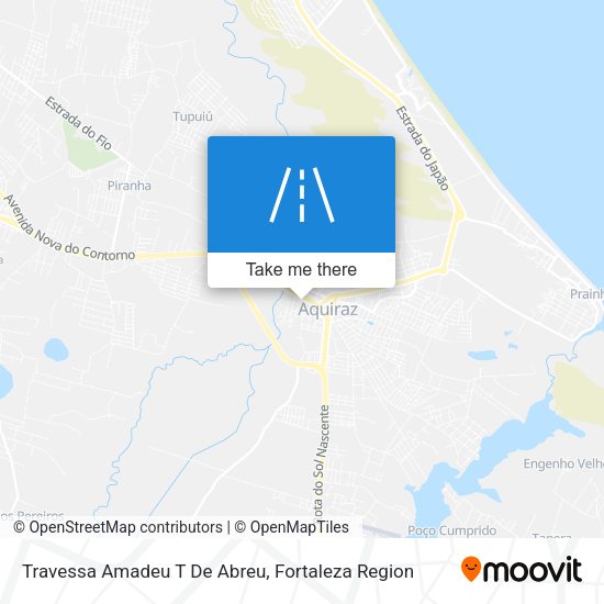 Travessa Amadeu T De Abreu map
