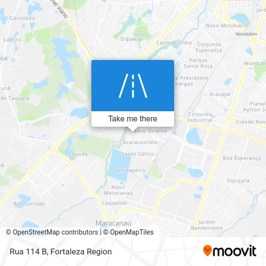 Rua 114 B map