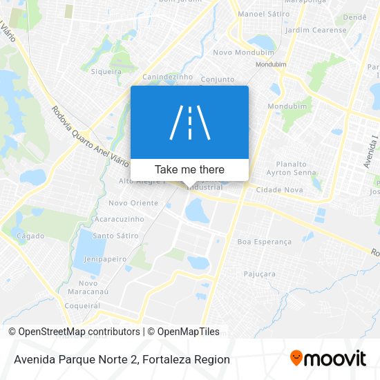Avenida Parque Norte 2 map