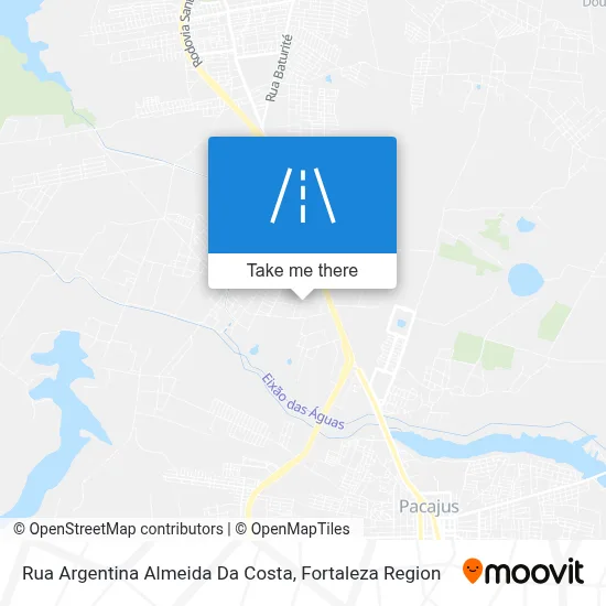 Rua Argentina Almeida Da Costa map