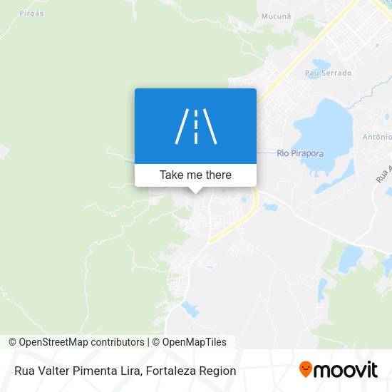 Rua Valter Pimenta Lira map