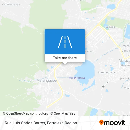 Rua Luís Carlos Barros map