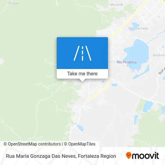 Rua Maria Gonzaga Das Neves map
