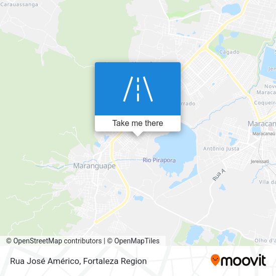 Rua José Américo map