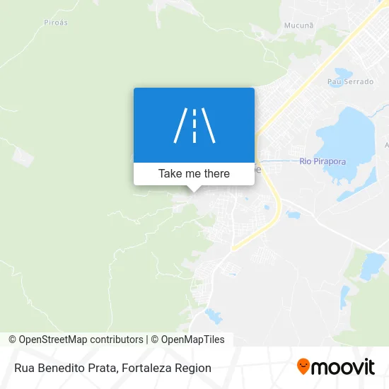 Rua Benedito Prata map