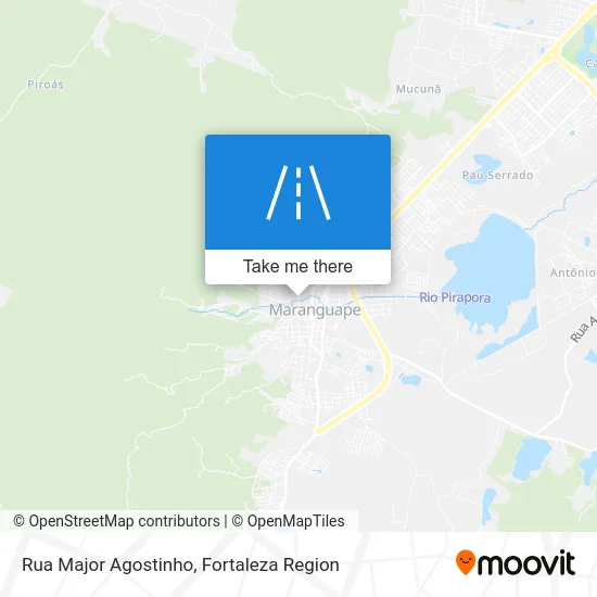 Rua Major Agostinho map