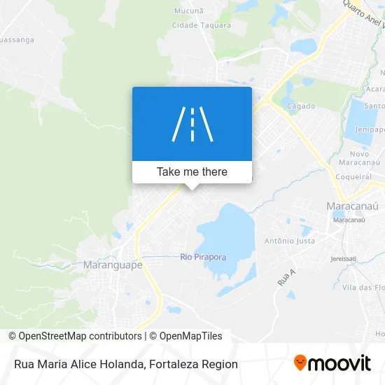 Rua Maria Alice Holanda map