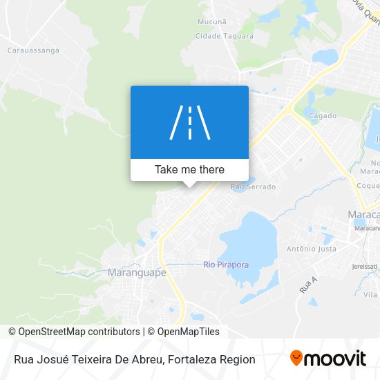 Rua Josué Teixeira De Abreu map