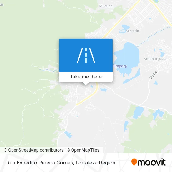 Rua Expedito Pereira Gomes map