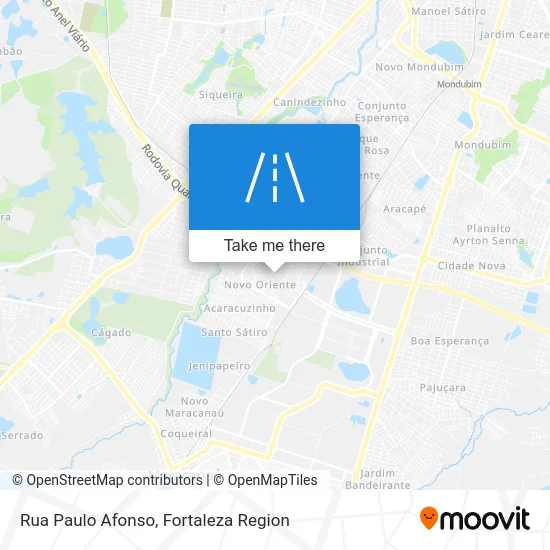 Rua Paulo Afonso map