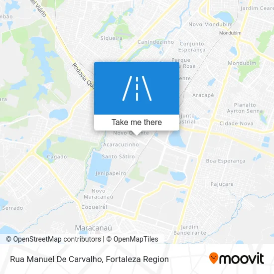 Rua Manuel De Carvalho map