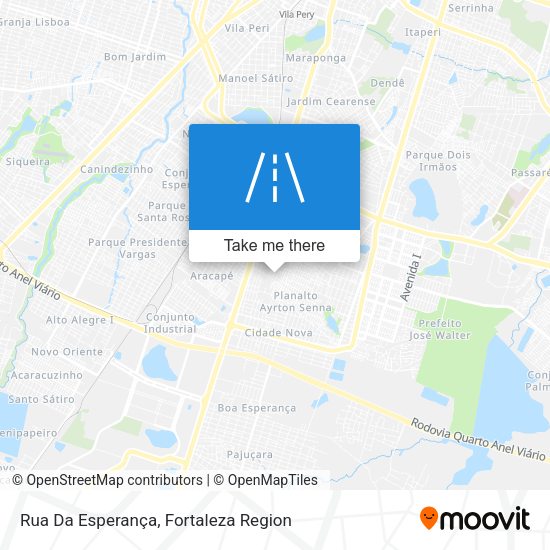Rua Da Esperança map