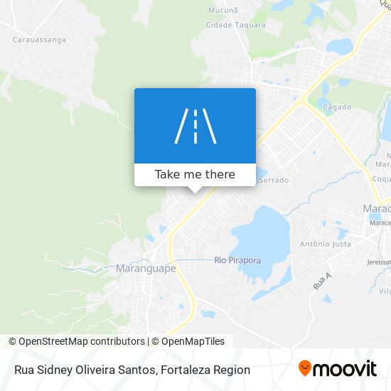 Rua Sidney Oliveira Santos map