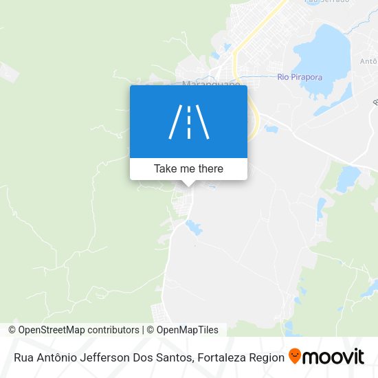 Rua Antônio Jefferson Dos Santos map