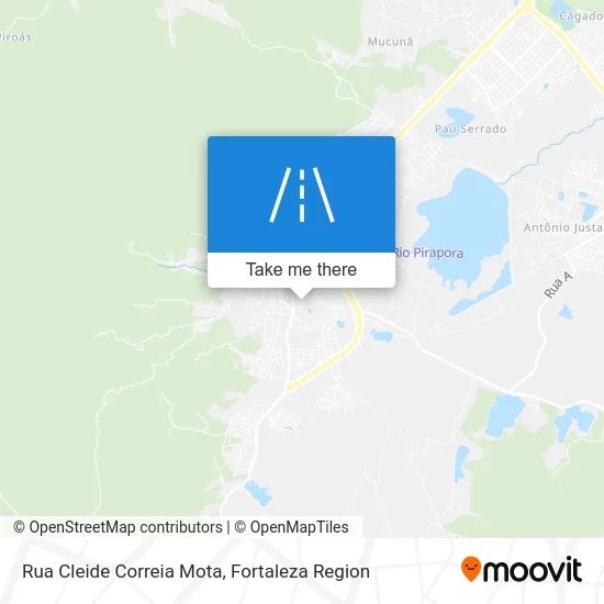 Rua Cleide Correia Mota map