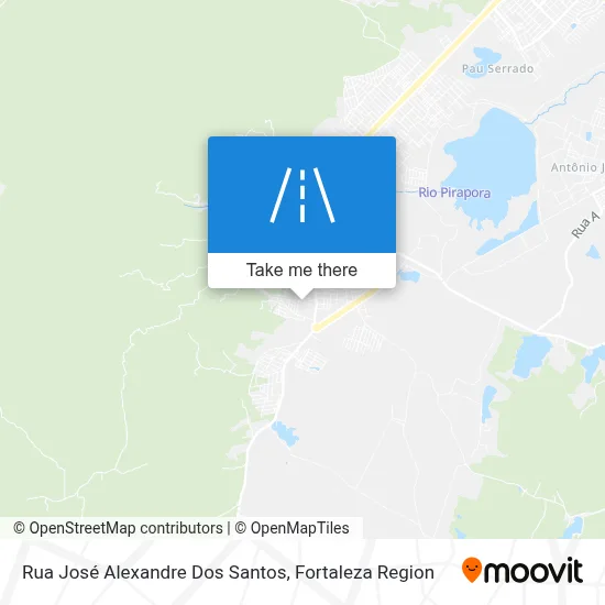 Rua José Alexandre Dos Santos map