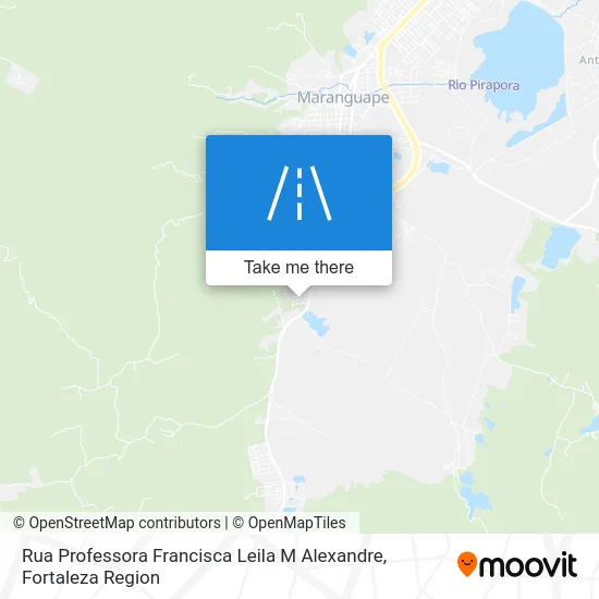 Rua Professora Francisca Leila M Alexandre map