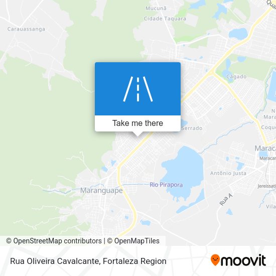 Rua Oliveira Cavalcante map