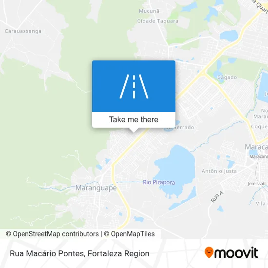 Rua Macário Pontes map