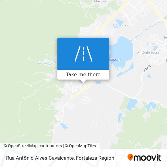 Rua Antônio Alves Cavalcante map