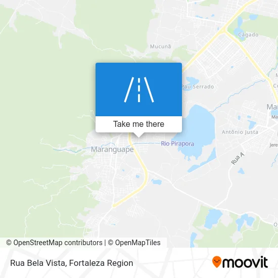 Rua Bela Vista map