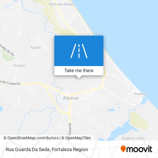 Mapa Rua Guarda Da Sede