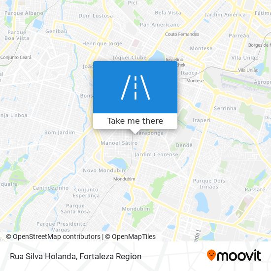 Mapa Rua Silva Holanda