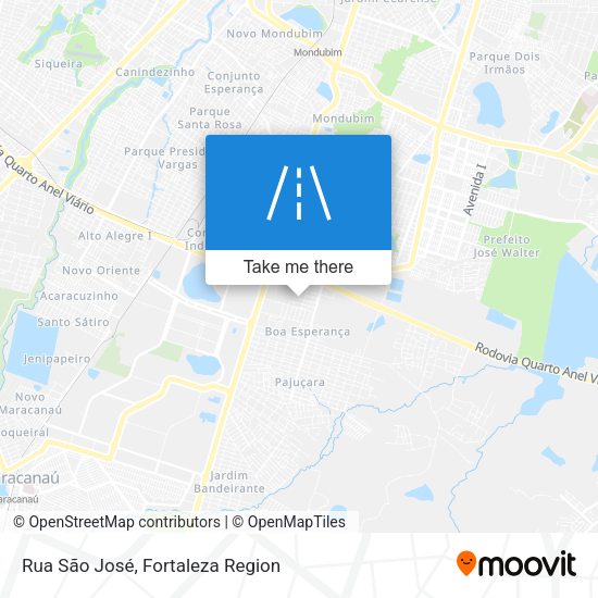 Rua São José map
