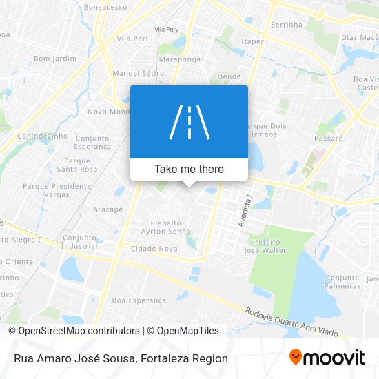 Rua Amaro José Sousa map