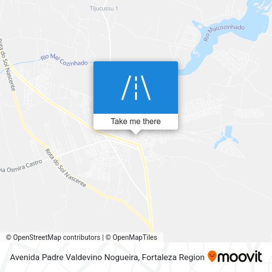 Avenida Padre Valdevino Nogueira map