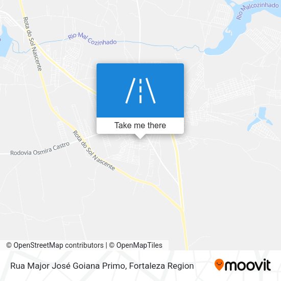 Rua Major José Goiana Primo map