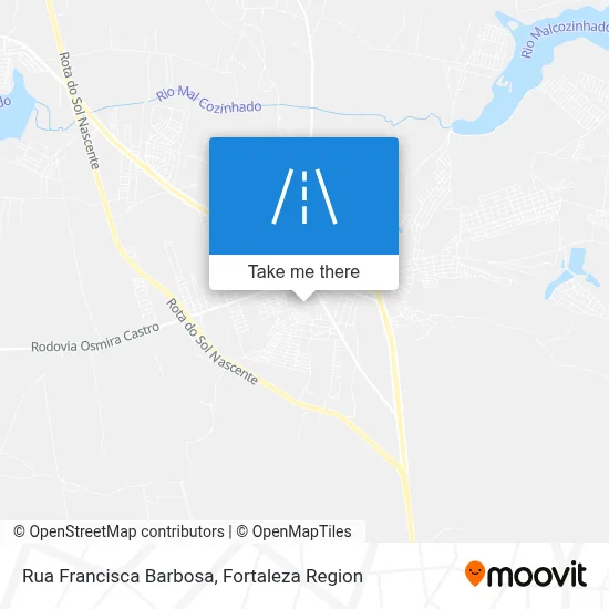 Rua Francisca Barbosa map