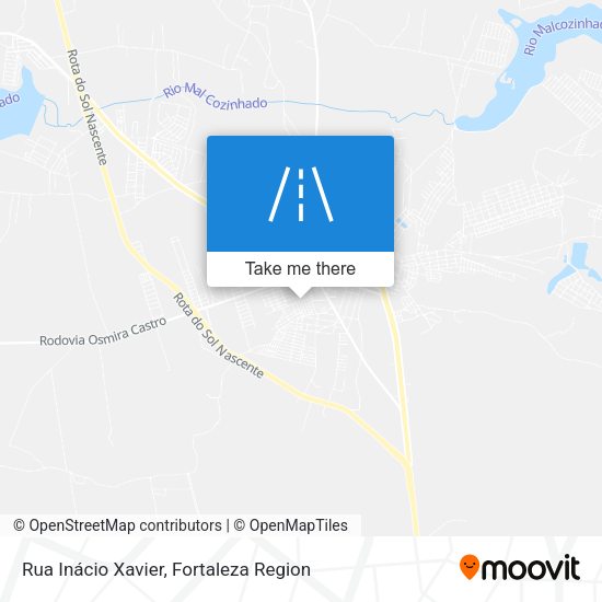 Rua Inácio Xavier map