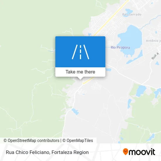 Rua Chico Feliciano map