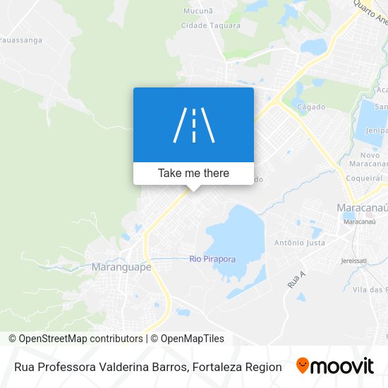 Rua Professora Valderina Barros map