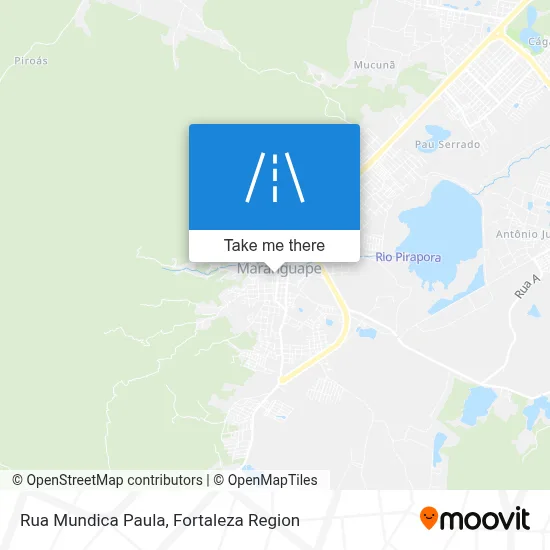 Rua Mundica Paula map