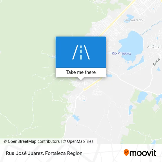 Rua José Juarez map