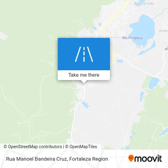 Rua Manoel Bandeira Cruz map